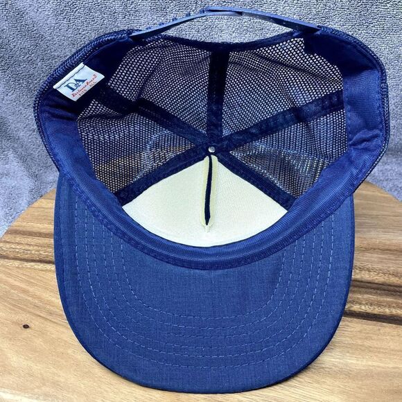 VTG Fairchild Corporation "We're Taking the High Ground" Blue Hat Cap Trucker - Picture 6 of 7